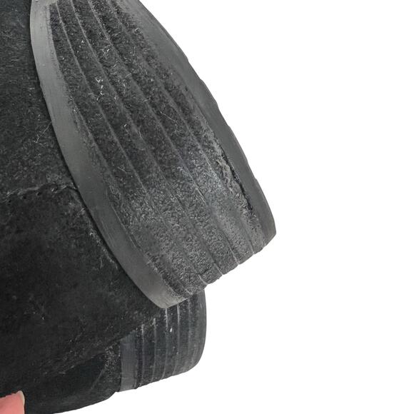 Born Osha Tassle Black Leather Ankle Boots Size 9M - Picture 11 of 14